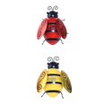 thumbnail image 1 of Lovoski 2 luces solares impermeables para exteriores con diseño de abejas para decoración de patio, bodas y fiestas Rojo amarillo, 1 of 9