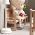 thumbnail image 4 of Vogacara 1: 12 Escala Niños Niñas Muñecas Sillas para el hogar DIY Simulación Decorativo Jardín Parque Balcón Sillón Muebles de casas de muñecas Heces Vogacara FN010833-03, 4 of 6