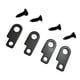 thumbnail image 4 of Kit de montaje para pedal de efectos de guitarra 4 soportes y 4 tornillos Universal Luthier Easy Negro, 4 of 9