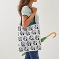 thumbnail image 4 of CafePress - Boho Owl And Moon Gothic - Polyester Tote Bag 16"x16", 4 of 5