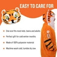 thumbnail image 6 of Clemson University Tiger Snugible 2-in-1 Blanket Hoodie  Pillow, 6 of 7