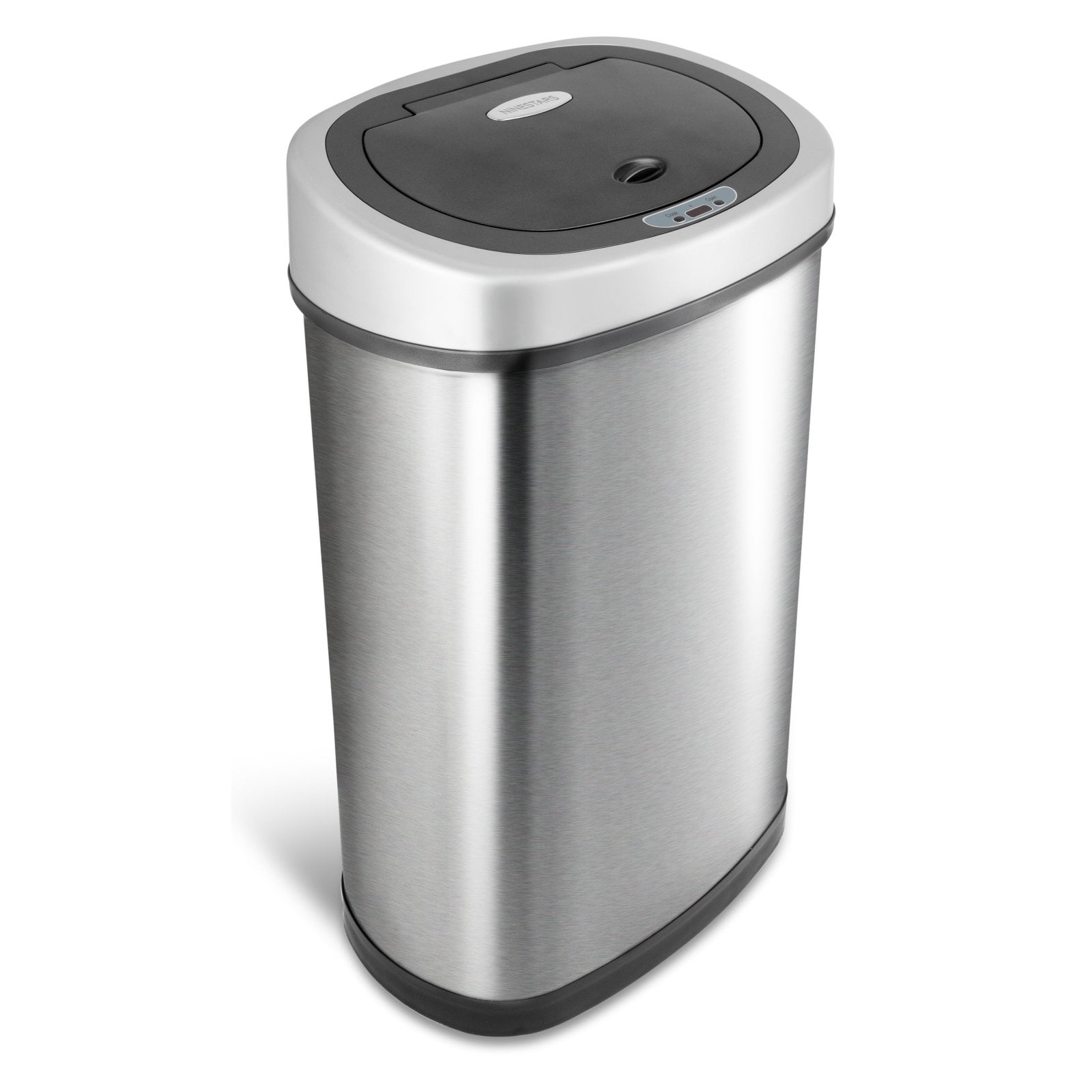 Nine Stars DZT-50-9 Touchless Stainless Steel, 13.2 Gallon, Trash Can