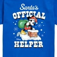 thumbnail image 3 of Disney - Mickey Mouse Santas Official Helper Christmas - Toddler & Youth Short Sleeve Graphic T-Shirt, 3 of 5