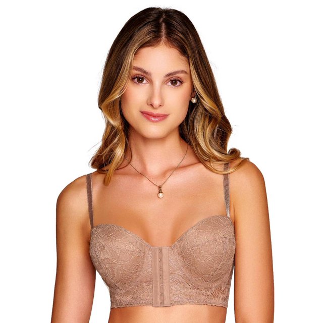 Bra balconette Push Up Ilusión 70093 cafe 36B