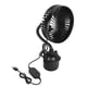 thumbnail image 2 of Ventilador De Refrigeración Para Automóvil, Motor Sin Escobillas Portátil Ajustable De 3 Velocidades Ventilador De Automóvil USB Profesional Con Rotación De 360, 2 of 7