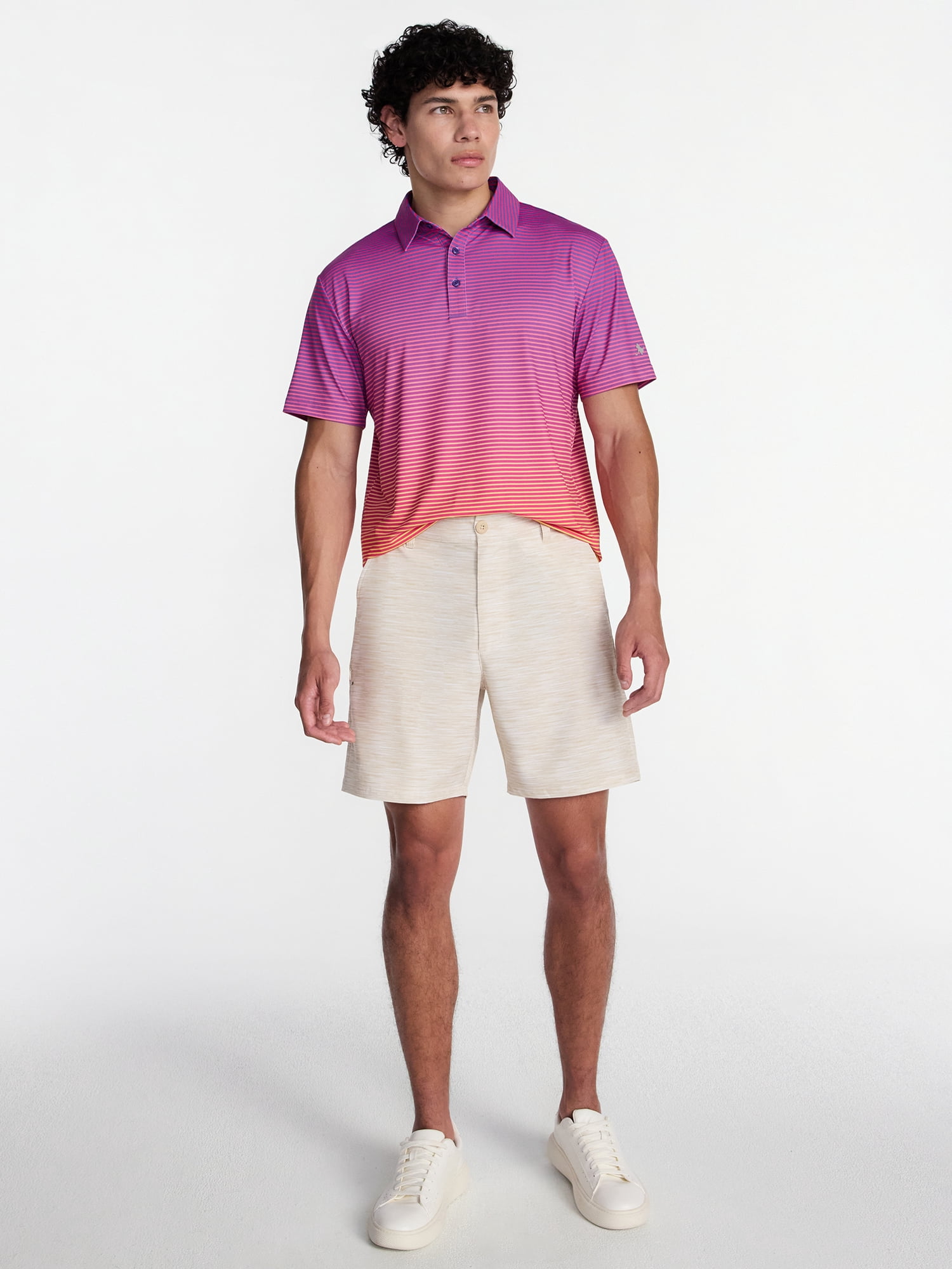 Birdie Bound Men's and Big Men’s Golf Shorts, 7" Inseam, Sizes 28-48