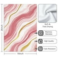 thumbnail image 3 of 2 Pcs Funny Kitchen Towels,Pink and Gold Marble Texture Microfiber Dish Towels,Kitchen Tea Towels,Kitchen Towel Set (18" X 26"), 3 of 3