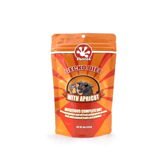 Alimento para mascotas Pangea Gecko Diet Apricot 228 g completo