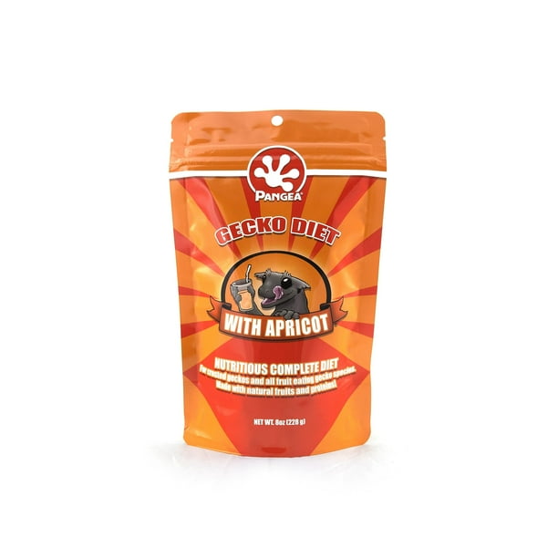 Alimento para mascotas Pangea Gecko Diet Apricot 228 g completo