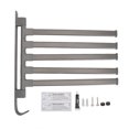 thumbnail image 2 of Swivel Towel Rack, 180 Flexibility, Ventilated Design, Versatile Hanging, Slipless Design, Punch Free Installation For Bathroom And Kitchen, 2 of 8