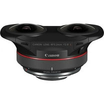 Canon RF5.2mm F2.8 L Dual Fisheye Lens - 3D Virtual Reality, 180 Degree VR, Canon EOS R5 Compatible Black