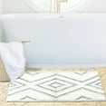 thumbnail image 2 of Textured Diamond Bath Rug Aqua, Colorado, 2 of 7