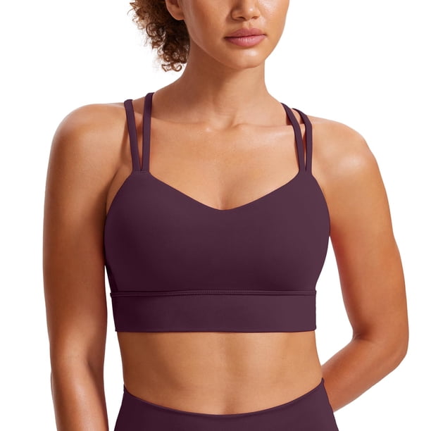 Top Deportivo CRZ YOGA Butterluxe con Copas Moldeadas Morado Profundo XS