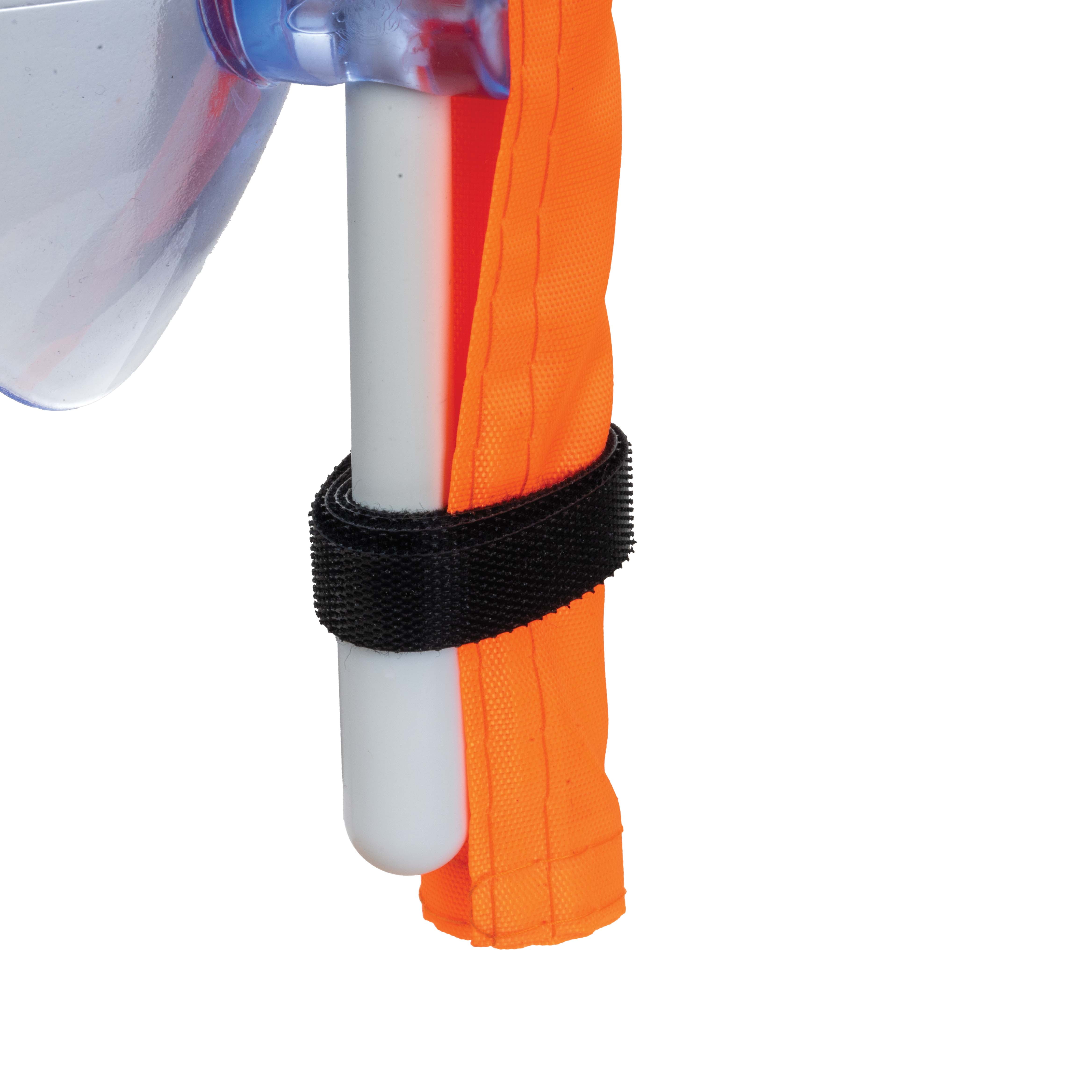 Ozark Trail 2-Foot Fold-Up Boater's Safety Flag with Suction Cup Mount, Orange