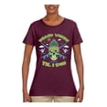 thumbnail image 2 of Wild Bobby Beach Vibes Till Die Women Graphic Tee, 2 of 6