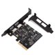 thumbnail image 1 of Tarjeta de expansión USB3.2 Tarjeta de expansión de escritorio TIPO-C+TIPO-A para ASMedia ASM3142 10Gbps, 1 of 5
