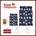 thumbnail image 3 of Xecao Pirate Skulls 1 Print Burlap Gift Bags with Drawstring and Gift Tags, Gift Bags, Burlap Bags, Jute Bags for Party, Christmas, DIY Craft Bags-Medium, 3 of 9