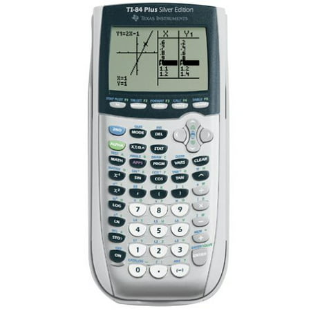 Refurbished Texas Instruments TI-84 Plus Silver Edition Graphing Calculator Silver Handheld