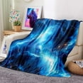 thumbnail image 3 of Lightning Bolt Blanket - Lightning Bolt Throw Blanket Lightning Bolt Gift Blanket for Girls Lightning Blanket for Adults Kids Lightning Fleece Blanket Camping, 60" x 50", 3 of 6