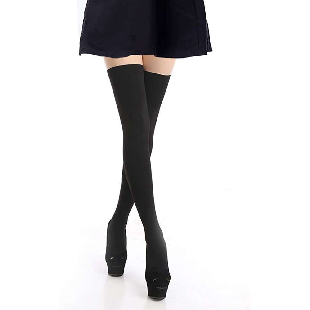 ALmi Plus Size Thigh High Socks Extra 
