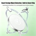 thumbnail image 6 of 25W Fast Wireless Charging Pad,Magnetic Wireless Charger Compatible with iPhone 17/16/15/14/13/12 Series & AirPods 4/3/2 Pro Portable Phone Charger with 3.3ft Cable (Adapter NOT Included), 6 of 11