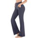 thumbnail image 1 of Ewedoos Pantalones de Yoga Bootcut con Bolsillos para Mujer Pantalones de Pierna Ancha Pantalones de Trabajo elásticos de Talle Alto para Yoga Entrenamiento Gris, 1 of 1