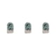 thumbnail image 3 of Guantes de ducha exfoliantes Minnieouse portátiles de doble cara para hombres y mujeres color Gris azul, 3 of 6