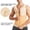 Beige, variant on Men'S Solid Color Sauna Suit, Tight Fitting Corset, Abdominal Zipper Vest, Sports Corset, Vest