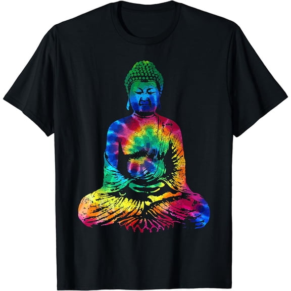Buddha Tie Dye Vintage Yoga Spiritual Zen Buddhism Buddhist T-Shirt