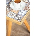 thumbnail image 2 of Comfyt Side Table, Coffee Table, End Table, Nightstand Nesting Table, Bedside Table, Accent Table, Home Essentials, Solid Wood Table, Mexican Tile Table, Ceramic End Table, 2 of 10