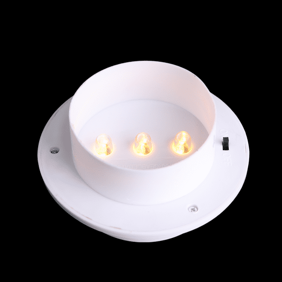 unbranded  Warm White Gutter Lights Post Outdoor Electric Solar Led