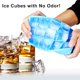 thumbnail image 2 of Bandejas para cubitos de hielo con tapa transparente, juego de 2, molde para cubitos de hielo, 15 cuadrados, moldes para cubitos de hielo para congelador, comida para bebés, agua, whisky, cócteles y, 2 of 6