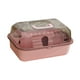 thumbnail image 2 of Caja de transporte para hámster de animales pequeños, jaula portátil para hámster, casa de juego para ejercicio, contenedor pequeño para mascotas para Rosa, 2 of 8