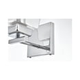 thumbnail image 6 of Living District Merrick 1-Light Iron & Glass Bath Sconce in Chrome/Clear, 6 of 6