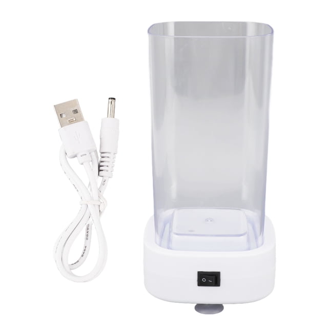 Limpiador de brochas de maquillaje eléctrico 600 ml Carga USB 600 mAh Vibración de alta frecuencia Limpiador de brochas automático para brochas de belleza Reloj de joyería