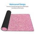 thumbnail image 4 of Balery Glitter Pink Mouse Pad ,15.8x29.5 In Large Gaming Mouse Pad Desk Mat Long Non-Slip Rubber Stitched Edges,Waterproof Mousepad Desk Mat For Gamer Office Home, 4 of 9