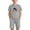 Gray, variant on Kids Gray American Flag 4th of July Outfit, Unisex Patriotic T-Shirt and Shorts 2-Piece Set for Kids Boys Girls,Size 7 T