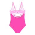 thumbnail image 5 of GYRATEDREAM Kid Girls One Piece Swimsuit Children Color Block Adjustable Straps Beach Bathing Suit Backless Swimwear for 5-12 Years, 5 of 5