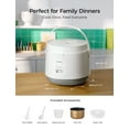thumbnail image 6 of CUCKOO Basic Rice Cooker 10-Cup Uncooked / 20-Cup Cooked, Large Rice Maker and Warmer with Nonstick Inner Pot, Easy to Use with Auto Keep Warm, Includes Steam Tray, White (CR-1095), 6 of 6