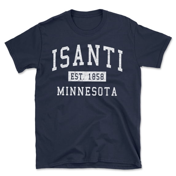 Isanti Minnesota Classic Established Men's Cotton T-Shirt
