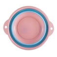 thumbnail image 2 of Oleegame 1PC Produce Storage Multifunctional Portable Telescopic Folding Silicone Plastic Basin Washbasin Pink, 2 of 2