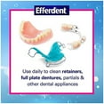 Efferdent Denture Cleanser Tablets, Complete Clean, Cleanser for