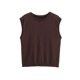 thumbnail image 2 of HH TRAF 2024 Chaleco de moda de verano para mujer, jersey de punto, nuevo chaleco ajustado con cuello redondo, chaleco vintage para mujer, tops de moda, 2 of 5