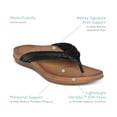 thumbnail image 6 of Aetrex Women's Emmy Braided Water-friendly Thong Sandals for Women Summer Beach, 6 of 6