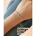 thumbnail image 5 of Sunyuer Infinity Love Heart Bracelets for Women Her Happy Birthday Valentines Christmas Presents, 5 of 6