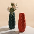 thumbnail image 5 of Taosunzt Plastic Flower Vase Indoor Outdoor Modern Real Dried Flower Holder Floral Arrangement Container Living Room Bedroom Table Centerpiece Decoration Navy Blue, 5 of 13