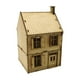 thumbnail image 4 of Kits de modelos de madera 1/72, Kits de modelos de construcción europeos, adornos, escena de arquitectura, modelo de casa en miniatura para decoración, 4 of 9