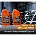 thumbnail image 5 of Car Wash and Wax – High Foaming pH Neutral Car Soap, 100:1 Concentrated for More Washes, Safe for Wax & Ceramic, Glossy Finish, For Foam Cannon & Bucket – Premium Italian Formula, 33.8 Oz, 5 of 7