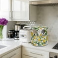 thumbnail image 4 of Country Lemon Pressure Cooker Cover Leaf Flowers Watercolor Plants Farmhouse Dust Cover for Kitchen Appliances with Top Handle & Storage Pockets, Fits 6 Quart Instant Pot, Air Fryer, Crock Pot, 4 of 9