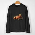 thumbnail image 2 of JEUXUS Easily Distracted By Old Pickup Trucks Funny Trucker T-Shirt Long-sleeved Hoodie, 2 of 4